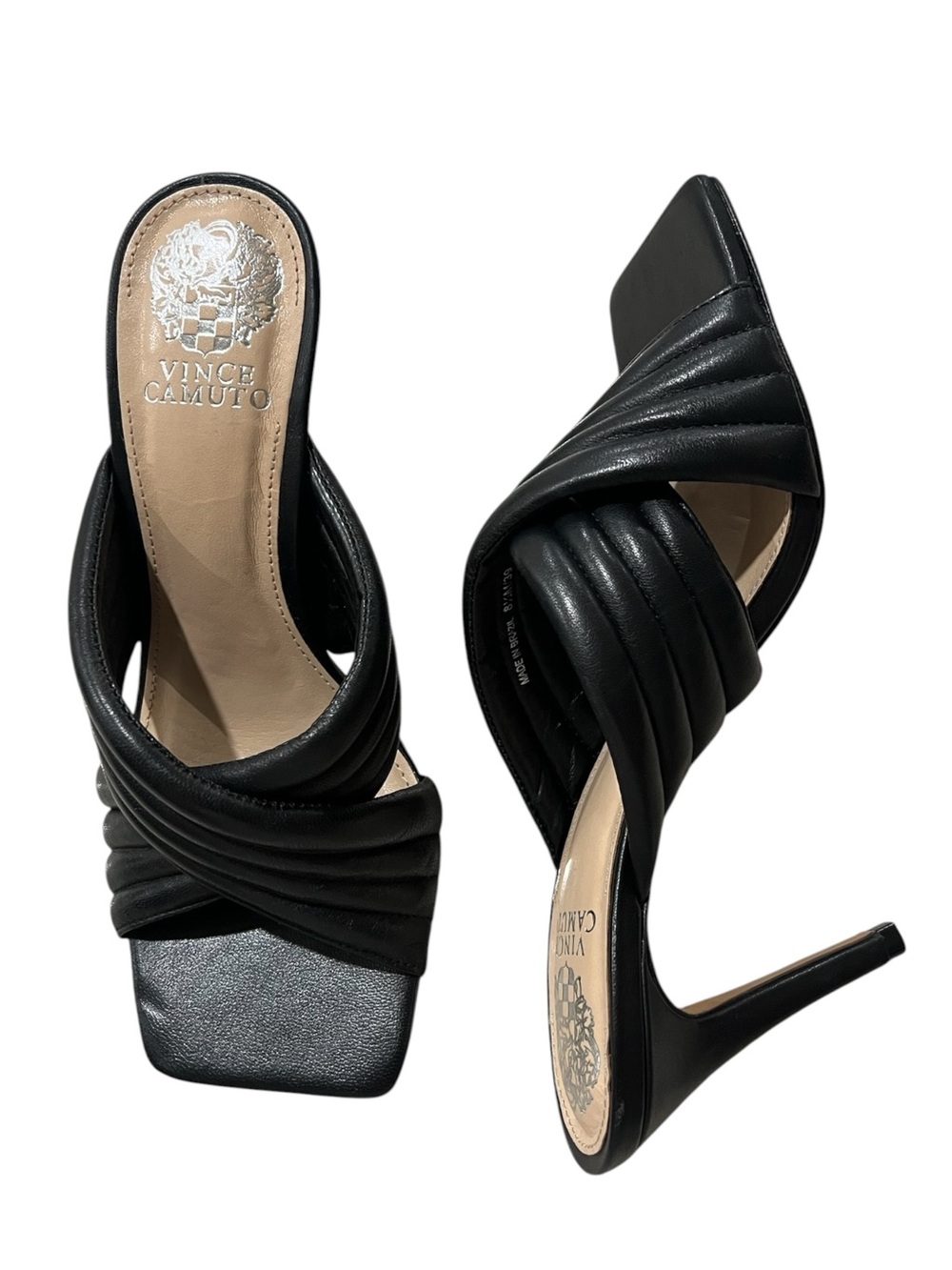 Vince Camuto Sarendie Leather Mule Sandals
